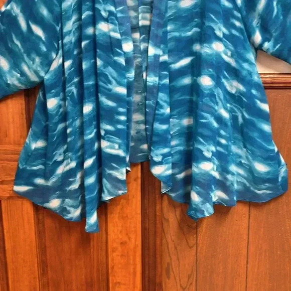 Catherines Tunic/Duster/Cardigan Easy Fit High Low Size 4X 30/32 Women - Picture 7 of 9